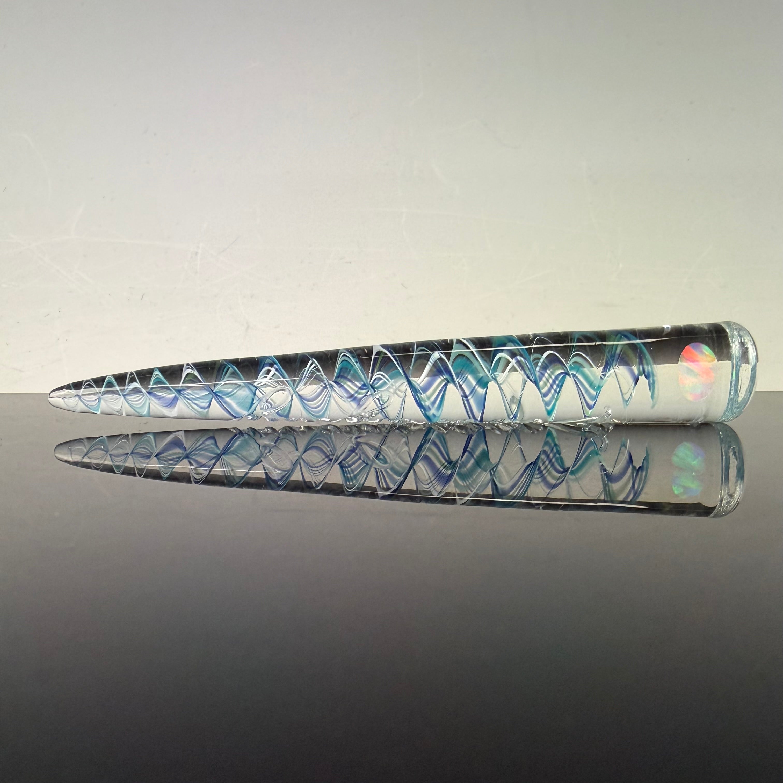 *Steve Prep* Spiral Opal Encased Bowl Poker by Sovereignty Glass
