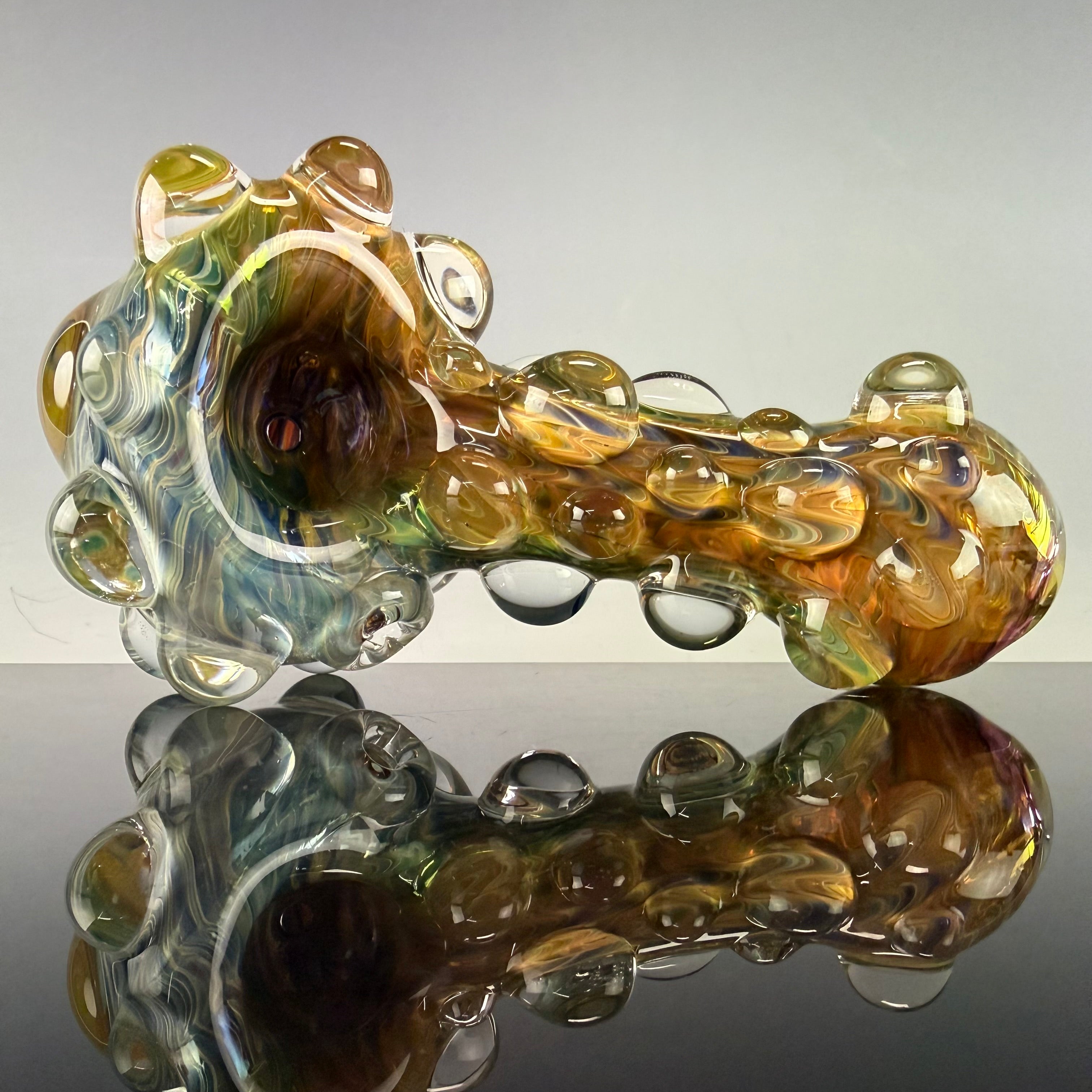 Fumed Bumpy Spoon by Carsten Carlile