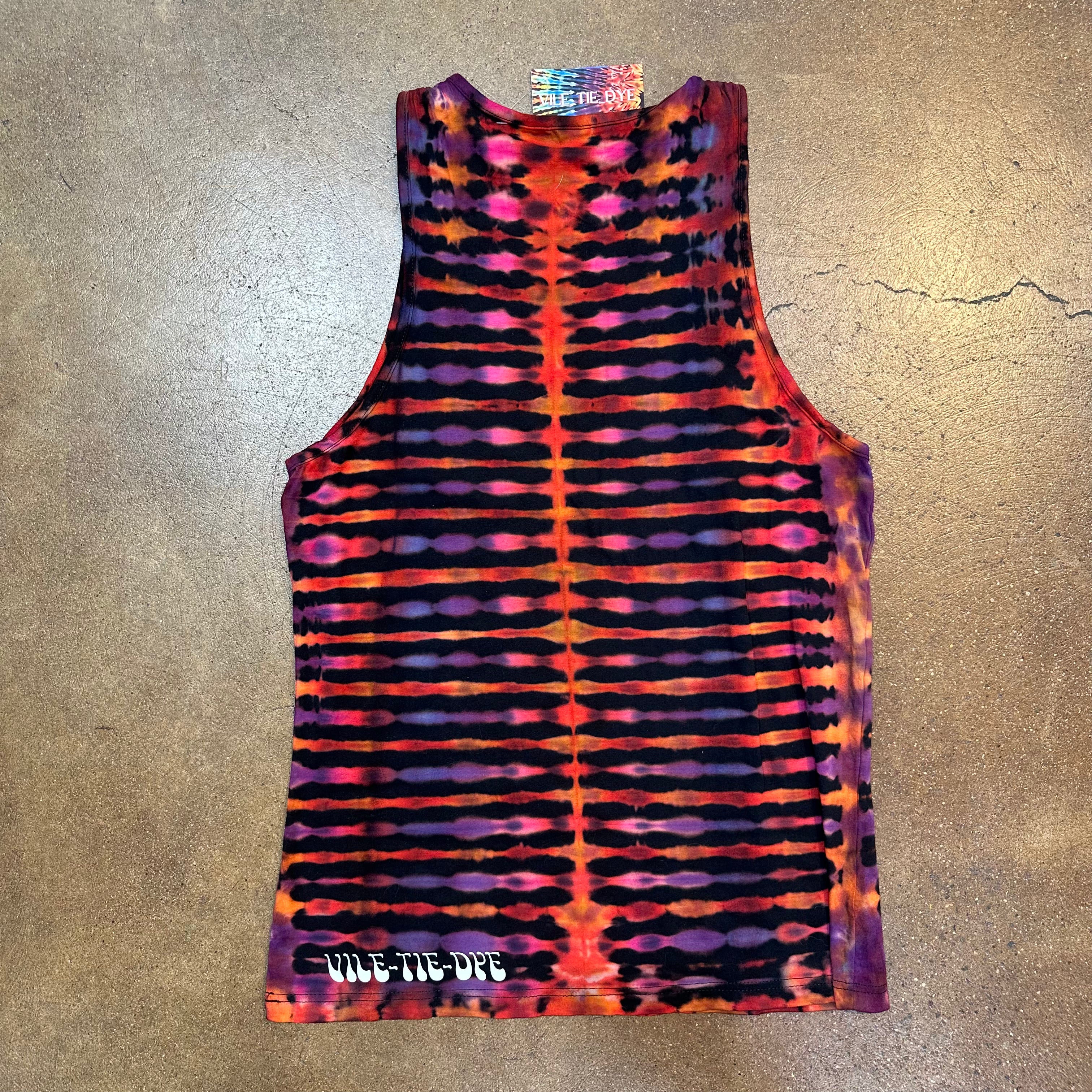 "Lucipurr" Tie Dye Tank Top by Vile Tie Dyes