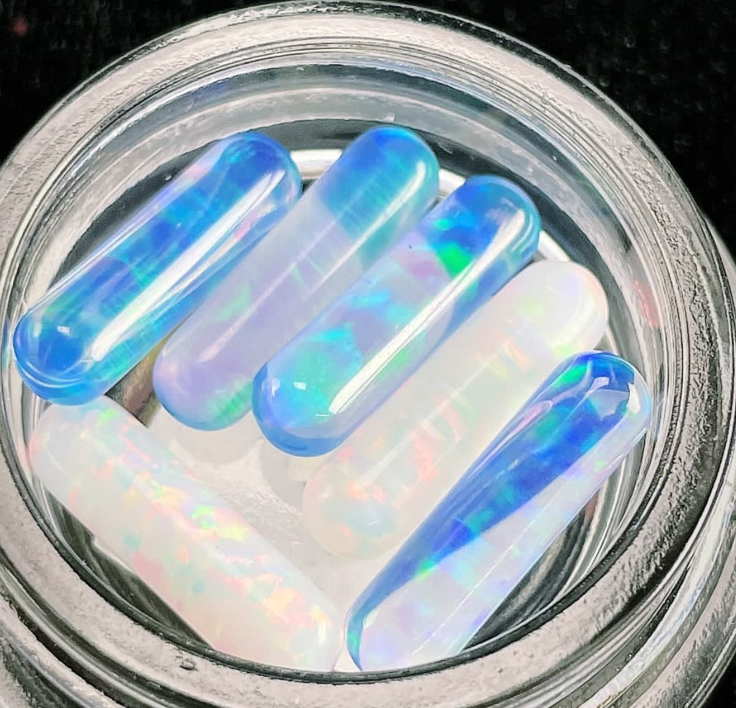 White Opal Terp Slurper Pillar