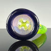 Full Accent "Slyme & Pink Slyme" 4 Arm Double Bubbler W/ Dry Catcher by OJ Flame