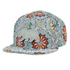 Removable Bear Gray Mosaic Snapback Hat by Grassroots