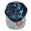 Removable Bear Gray Mosaic Snapback Hat by Grassroots