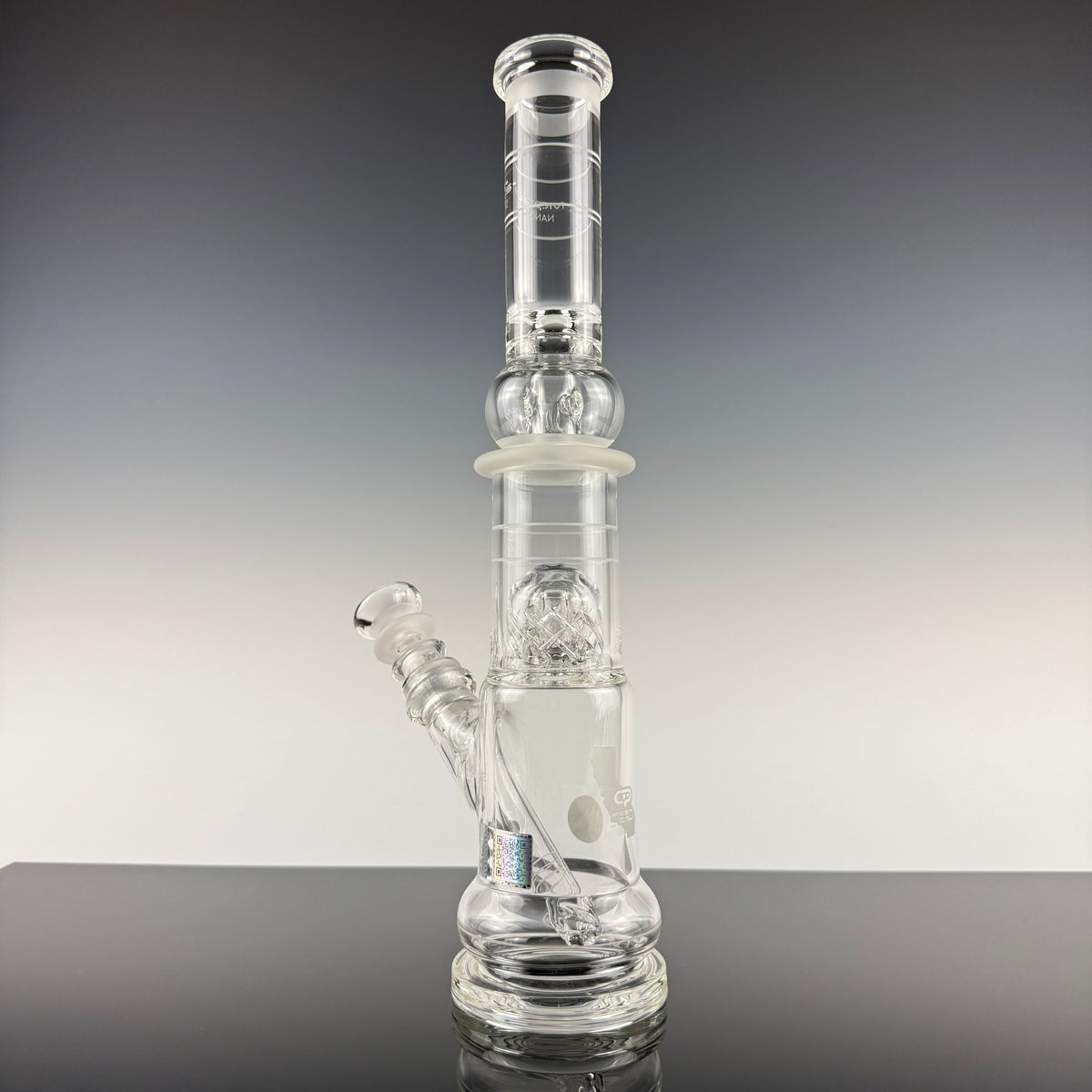 "Coldworked" Nano Reti V2 Matrix Waterpipe by Mobius Glass