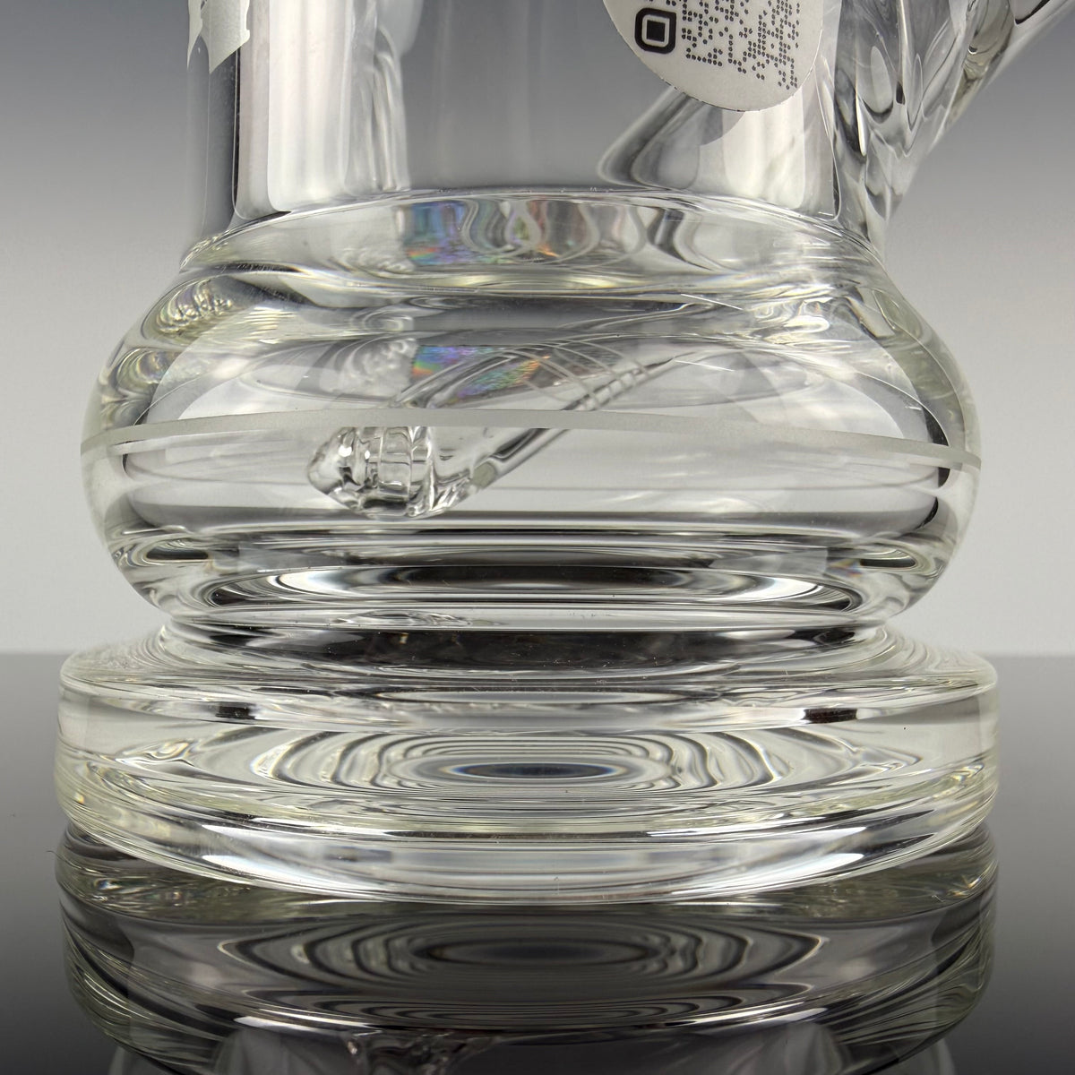 "Coldworked" Nano Reti V2 Matrix Waterpipe by Mobius Glass