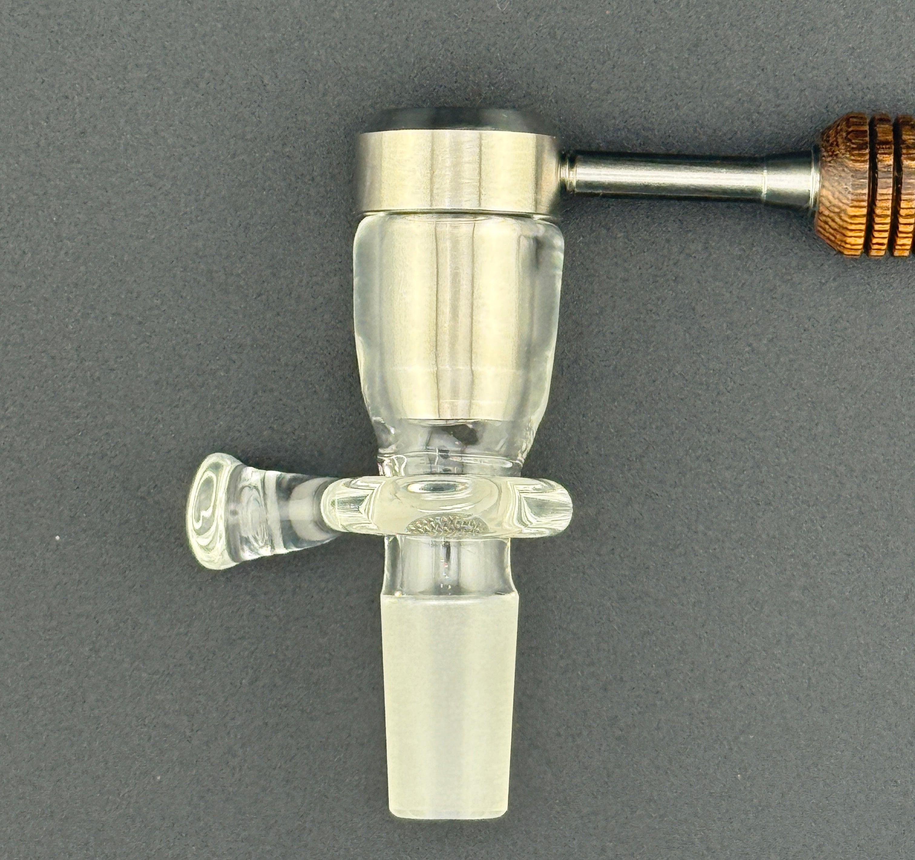 IO 14mm Glass Injector Bowl by IO Mfg.  Art Dogs Glass Shop
