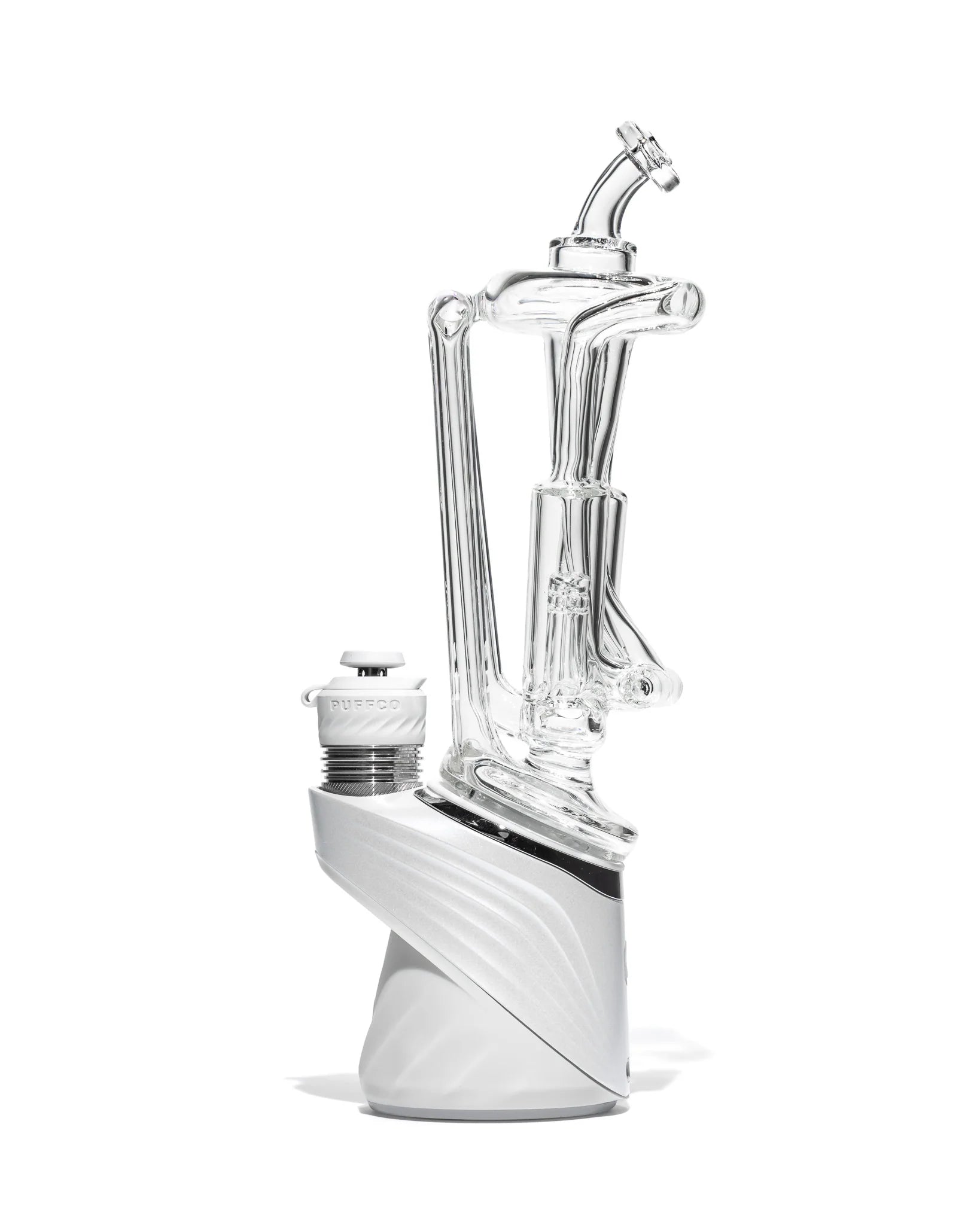 Puffco V-Twin Dual Uptake Recycler by Nib Glass