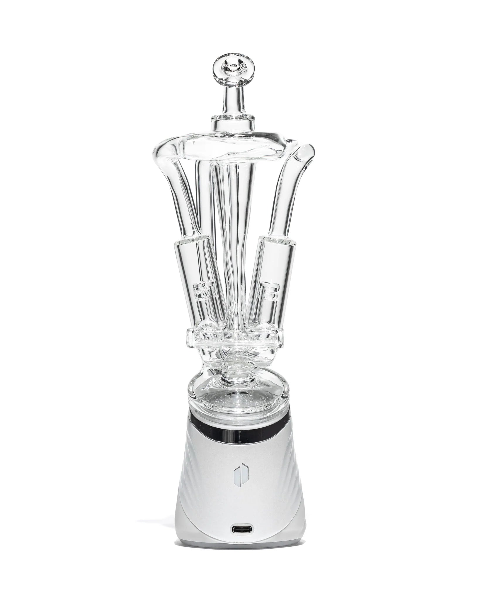 Puffco V-Twin Dual Uptake Recycler by Nib Glass