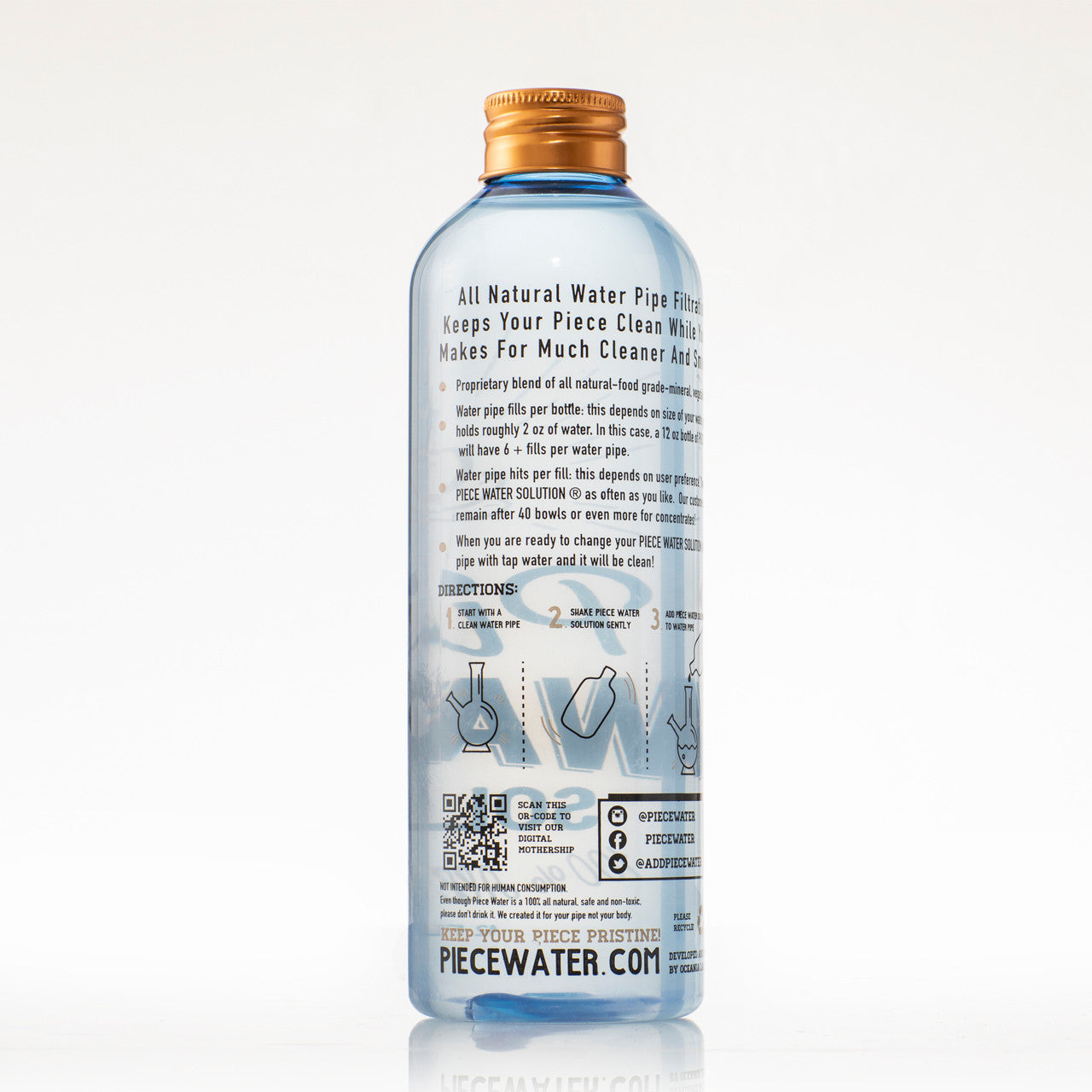 Piece Water Solution 12 oz (1 bottle) by Piece Water