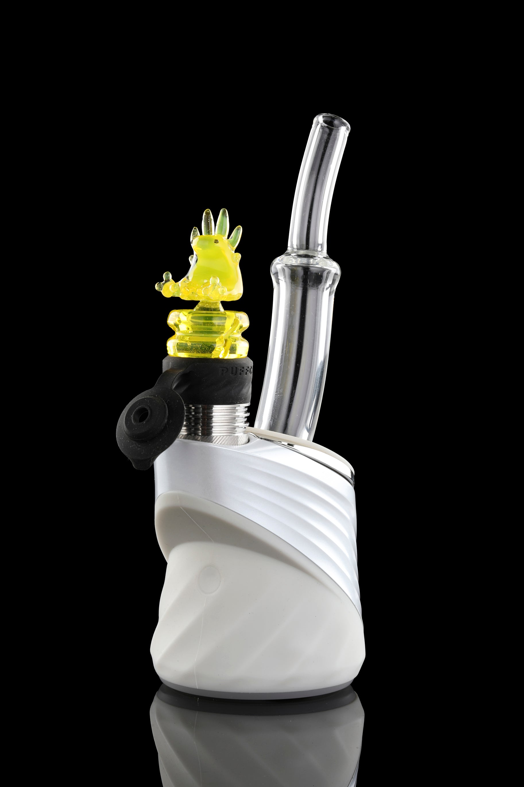 Yellow Opal "Axolotl" 3DXL Rockulus by One Trick Pony X Big Mellon's Glass