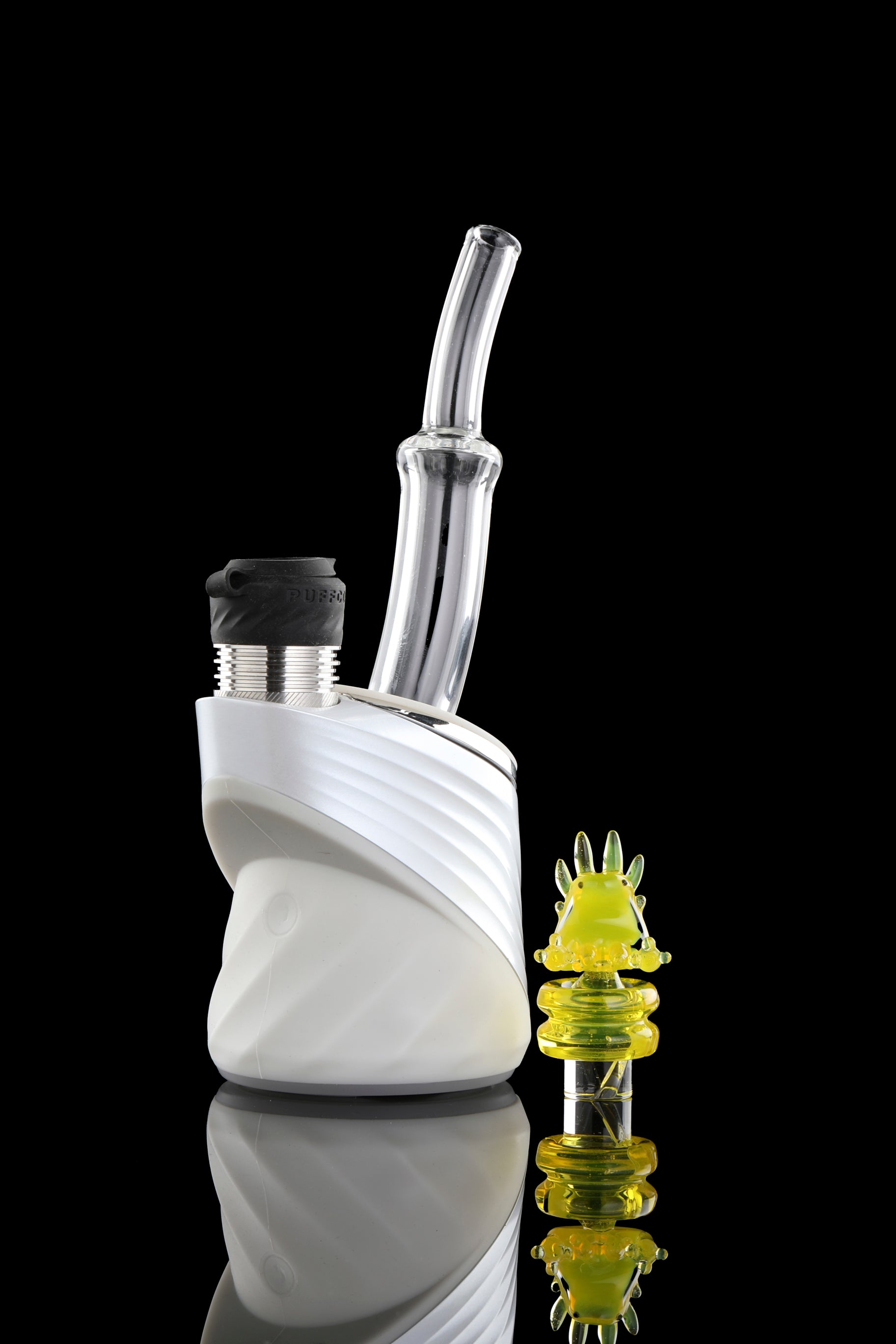 Yellow Opal "Axolotl" 3DXL Rockulus by One Trick Pony X Big Mellon's Glass