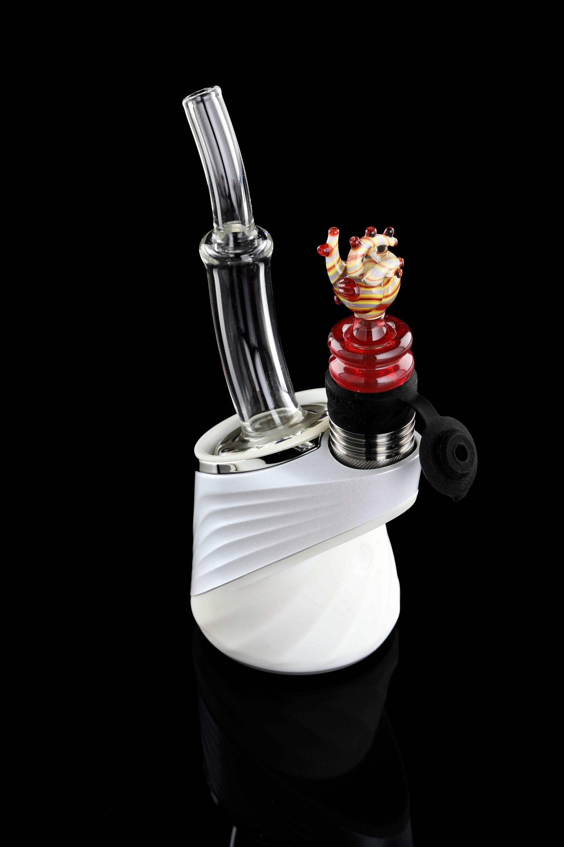 Multicolor Lineworked "Anatomical Heart" 3DXL Rockulus by One Trick Pony X Mandella Glass