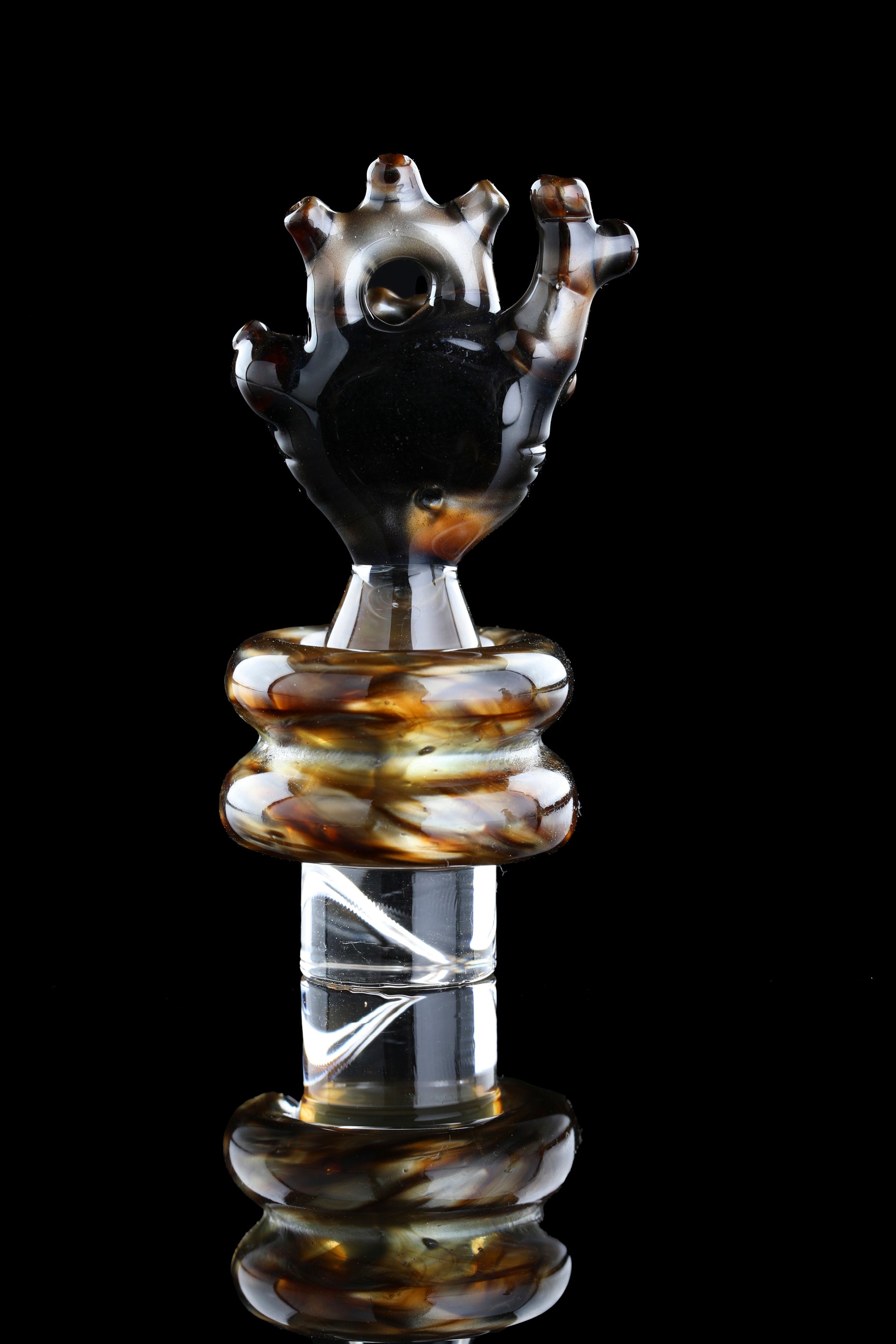 Electrum "Anatomical Heart" 3DXL Rockulus by One Trick Pony X Mandella Glass