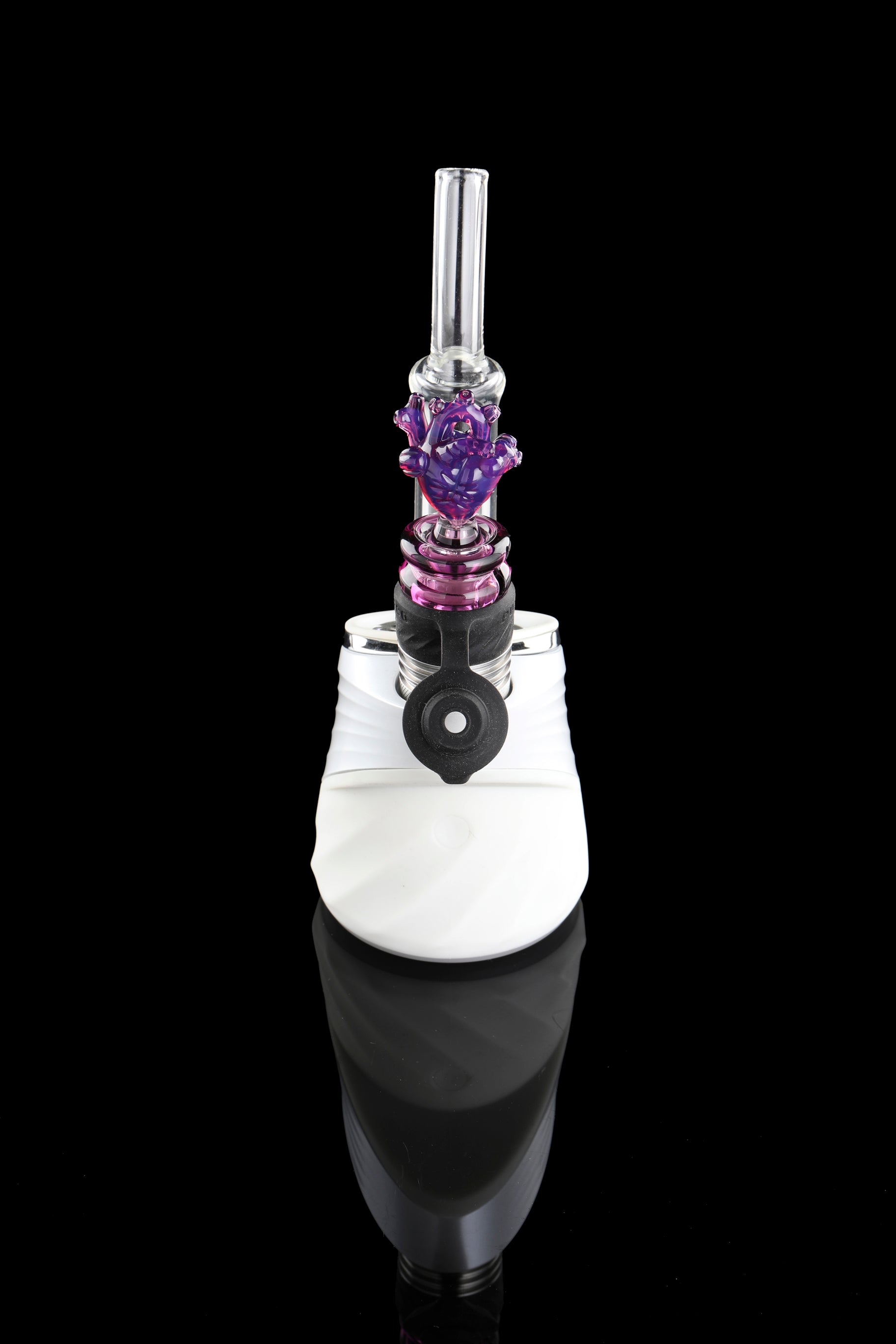 Stargazer & Gold Amythyst "Anatomical Heart" 3DXL Rockulus by One Trick Pony X Mandella Glass