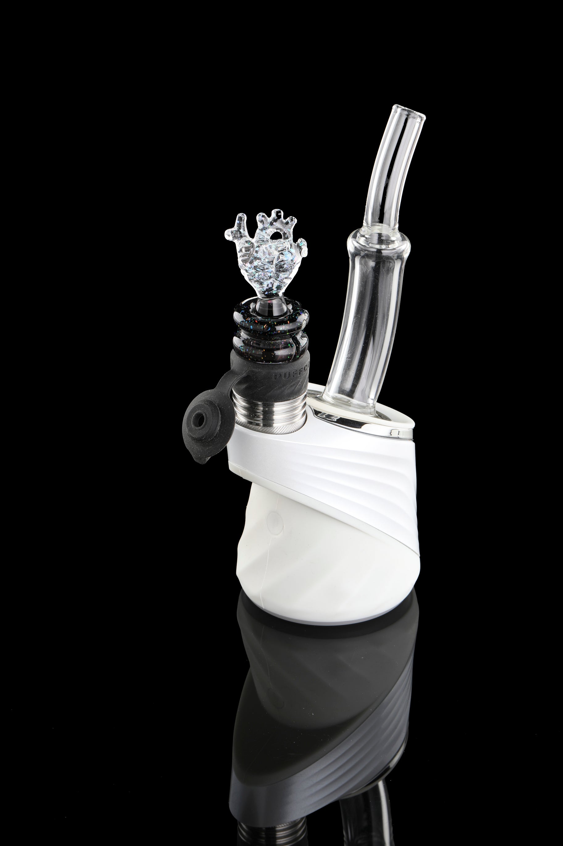 Cropal & Cropal over Jet Black "Anatomical Heart" 3DXL Rockulus by One Trick Pony X Mandella Glass