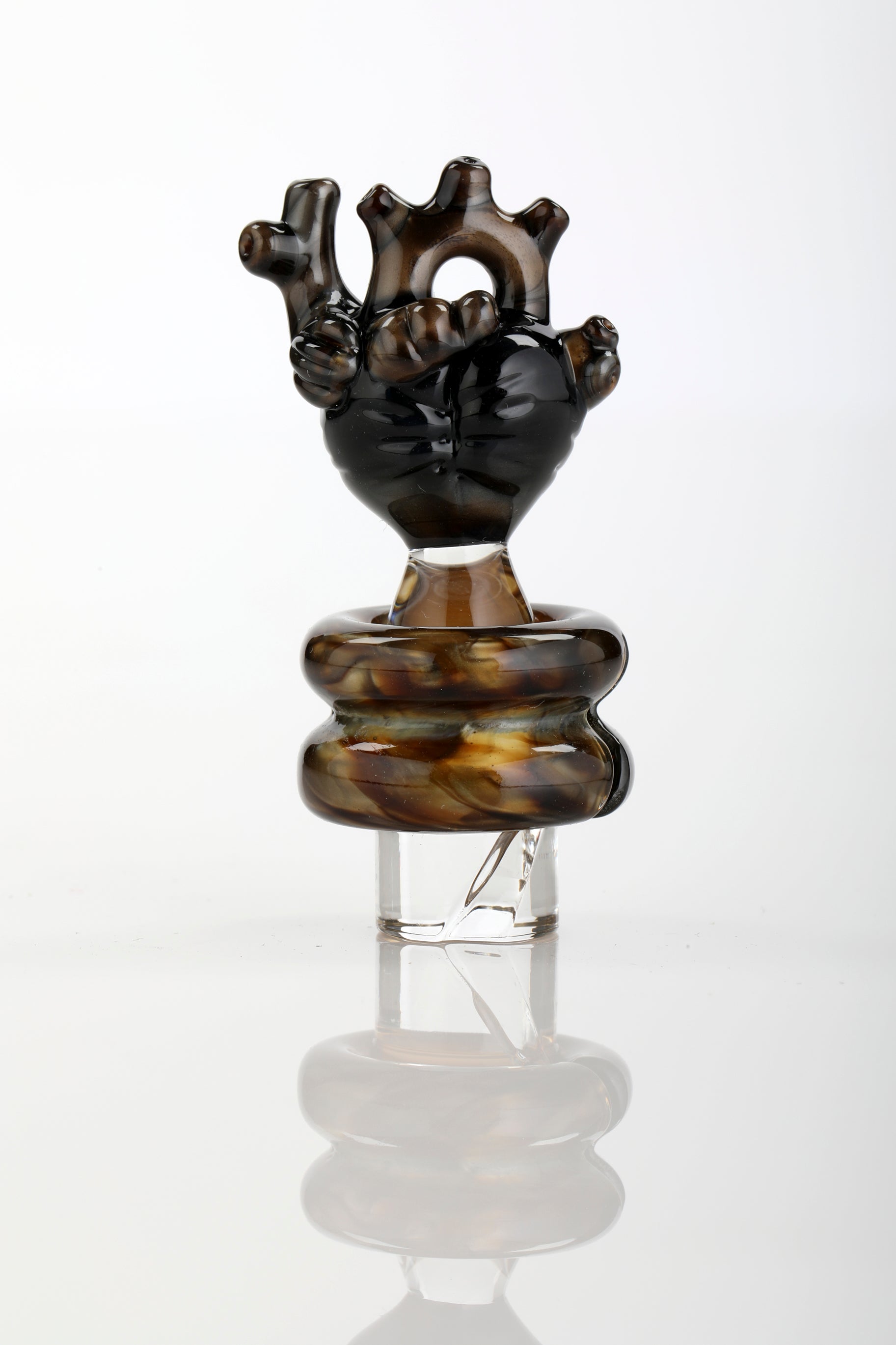 Electrum "Anatomical Heart" 3DXL Rockulus by One Trick Pony X Mandella Glass