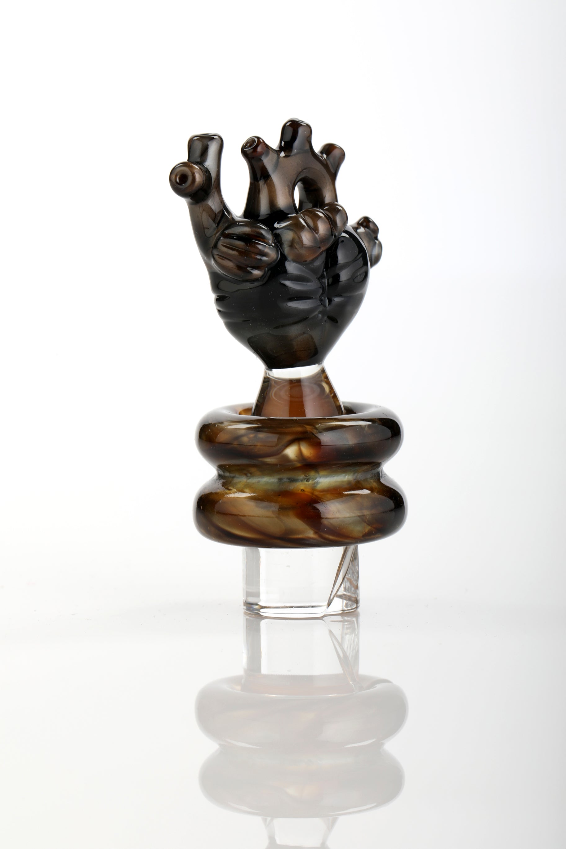 Electrum "Anatomical Heart" 3DXL Rockulus by One Trick Pony X Mandella Glass