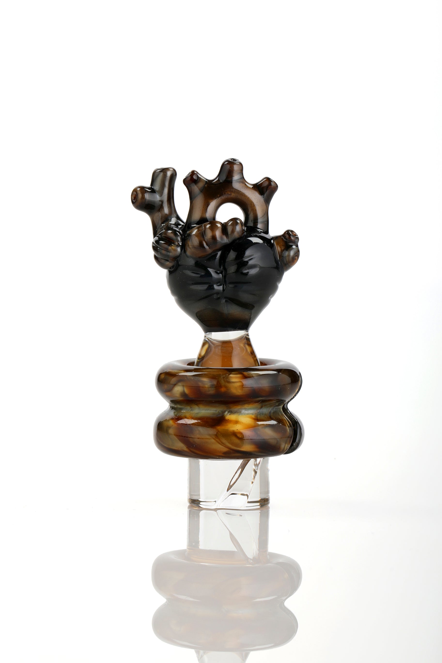 Electrum "Anatomical Heart" 3DXL Rockulus by One Trick Pony X Mandella Glass