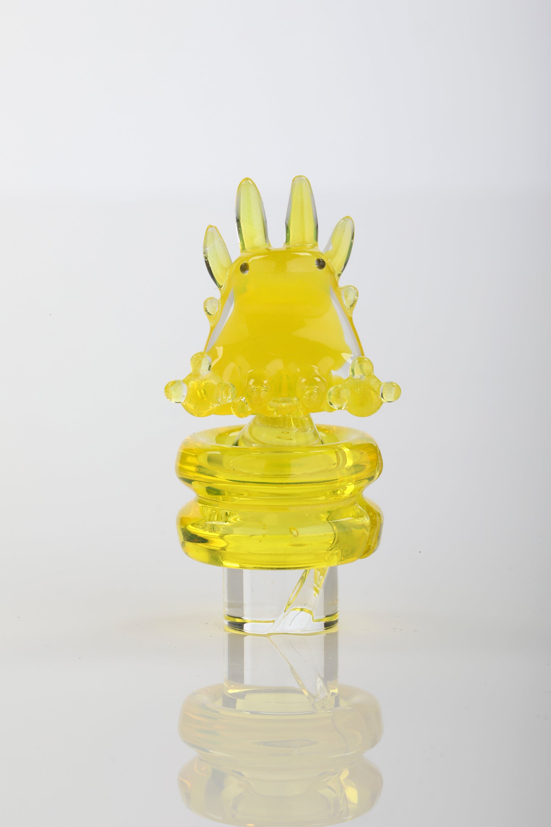 Yellow Opal "Axolotl" 3DXL Rockulus by One Trick Pony X Big Mellon's Glass