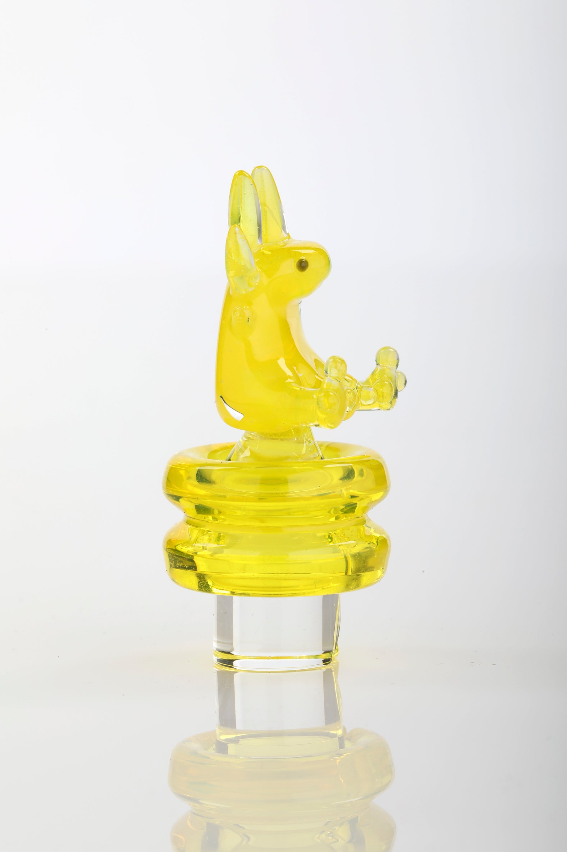 Yellow Opal "Axolotl" 3DXL Rockulus by One Trick Pony X Big Mellon's Glass