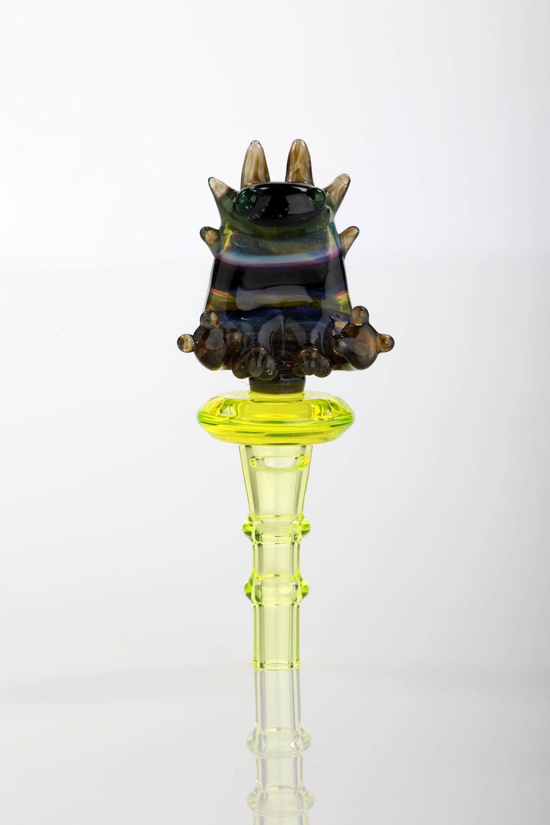 Multicolor & Ion UV "Axolotl" 3DXL Joystick  by One Trick Pony X Big Mellon's Glass
