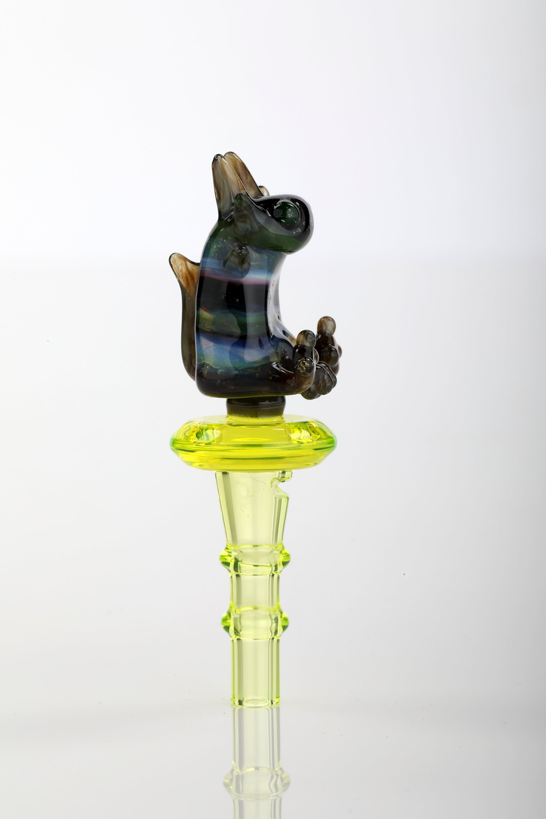 Multicolor & Ion UV "Axolotl" 3DXL Joystick  by One Trick Pony X Big Mellon's Glass