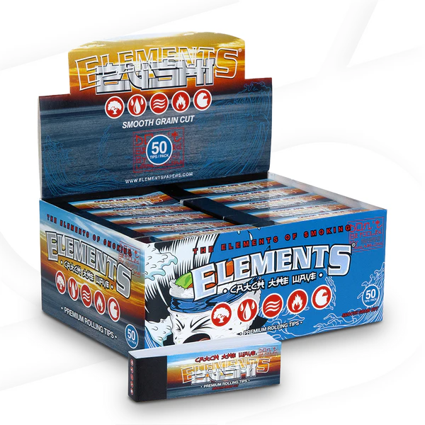 Elements x Zushi King Size Rolling Tips by HBI International