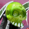 "Kiwi Glow" (UV) #47 of 2023 Skull Shredder by Carsten Carlile