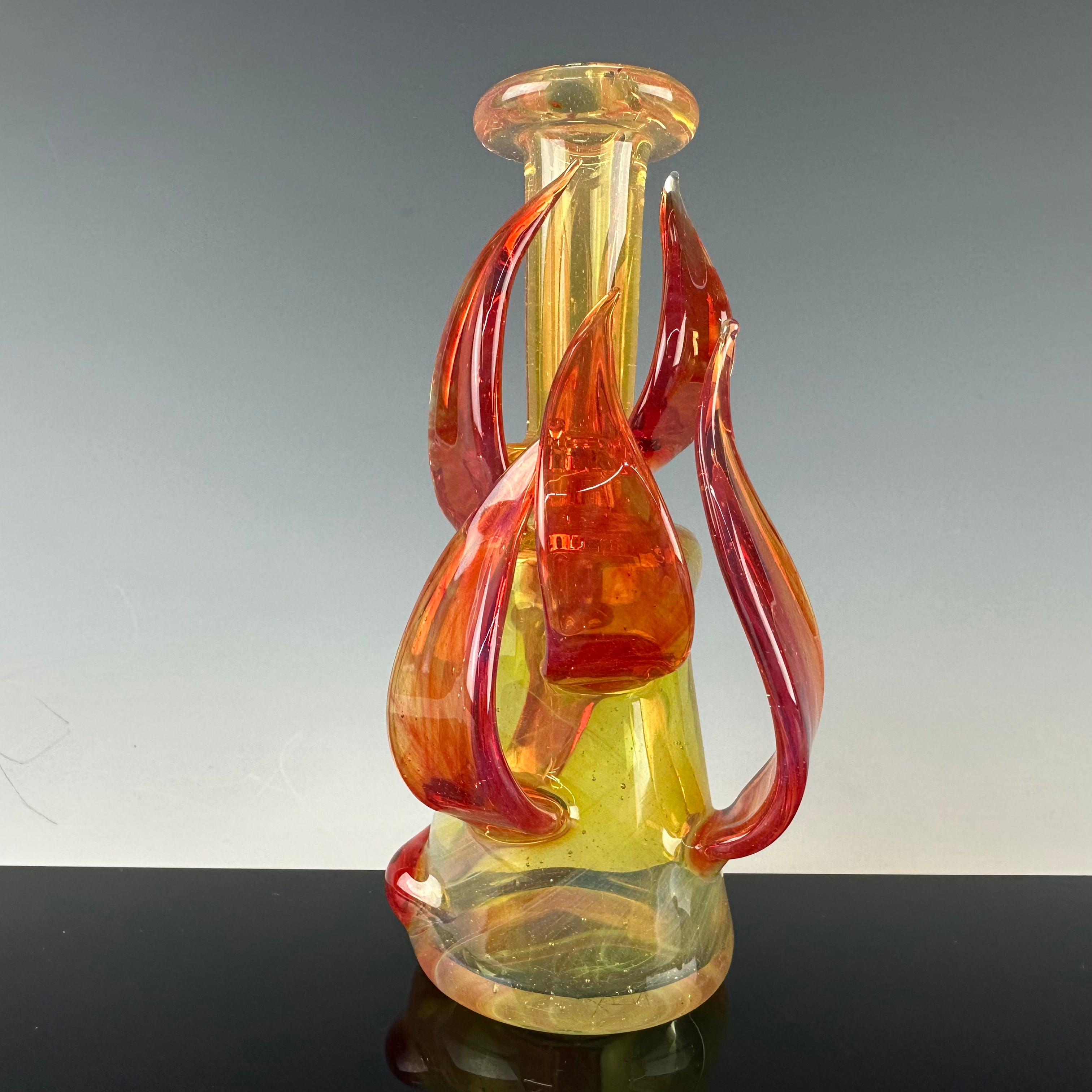 Hand-Mixed Full Color Gill Perc Rig by Xen Glass