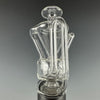 Dual Uptake Puffco Peak Recycler Attchement by Rebel Glass