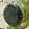 "Millennium Moss" Wig Wag/Crushed Opal Puffco Peak Disk-Recycler Attachment by Rebel Glass