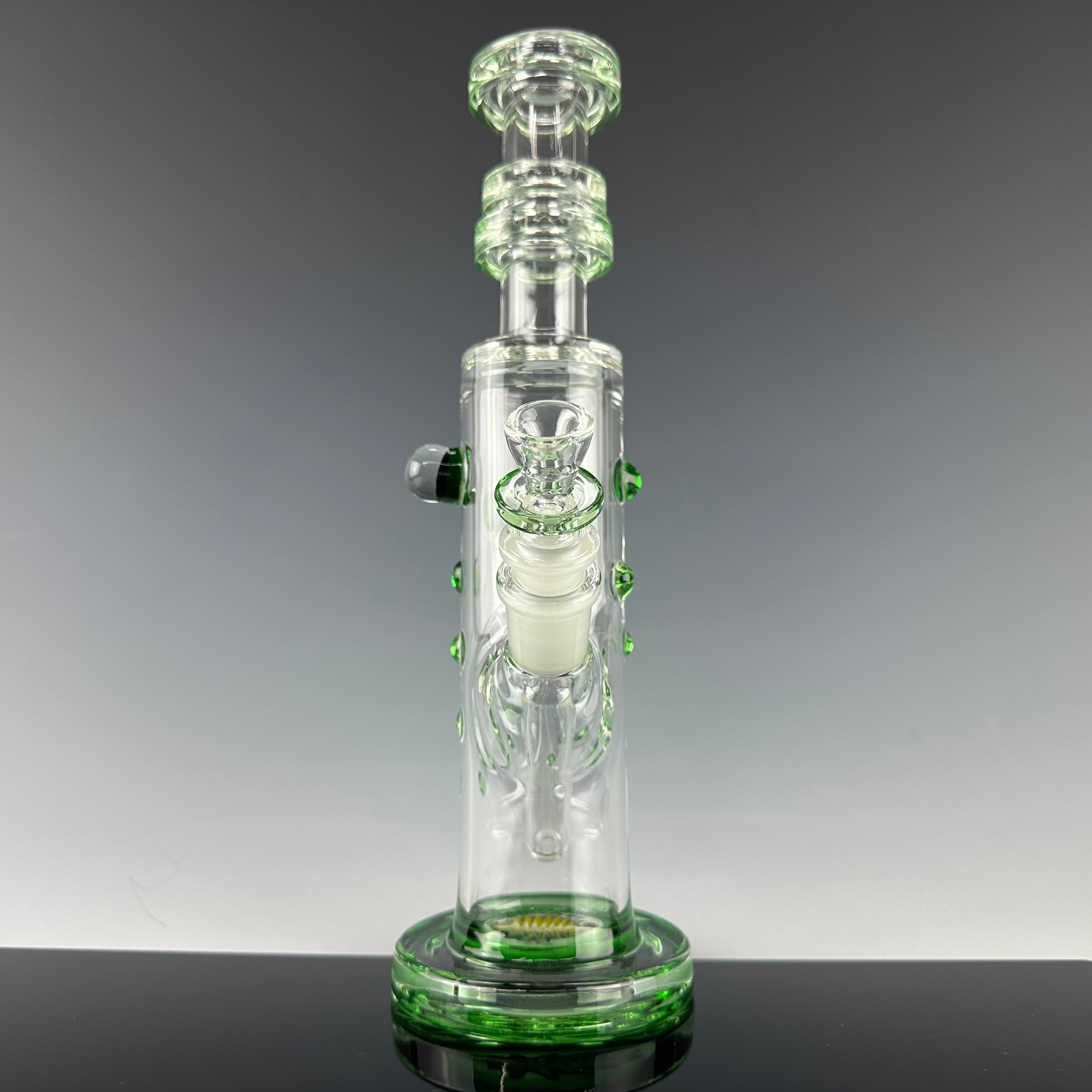 "Crippy" Accented Mini Tube by Hubbard Glass