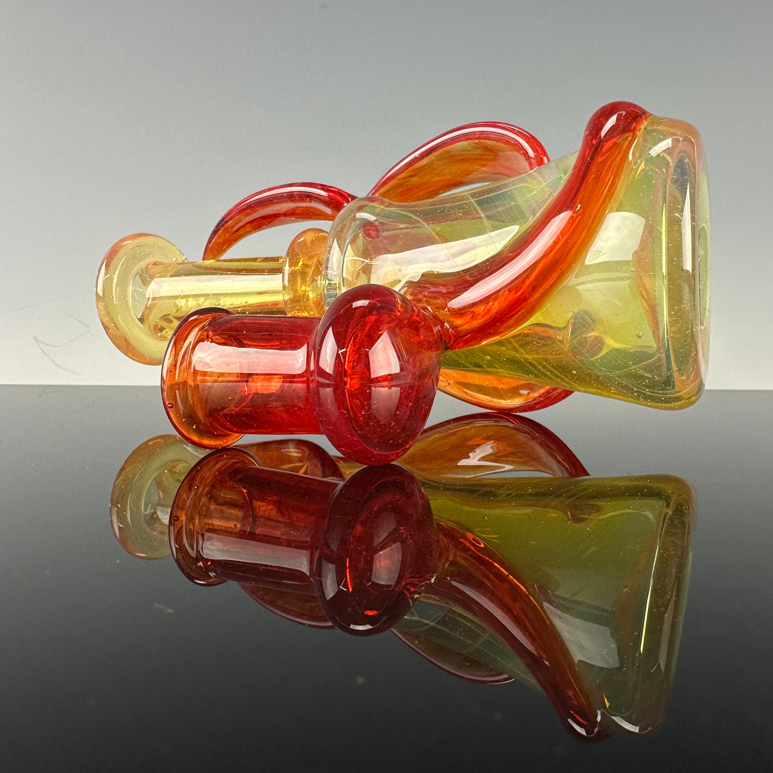 Hand-Mixed Full Color Gill Perc Rig by Xen Glass