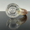 "Aurora" Partial Accent 14mm 4 Hole Slide by Moose Glass