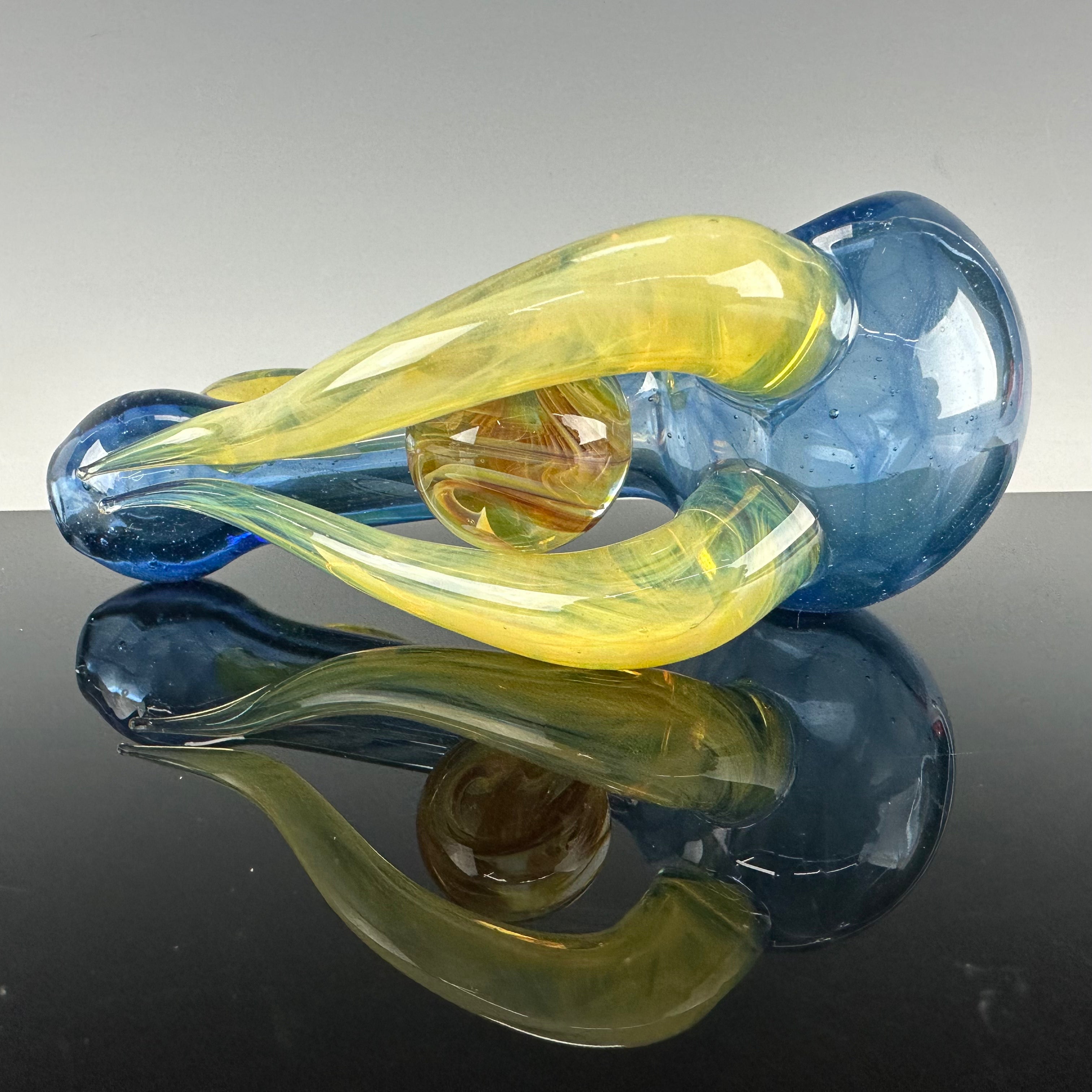 "Marble Spinner" Handpipe  by Xen Glass