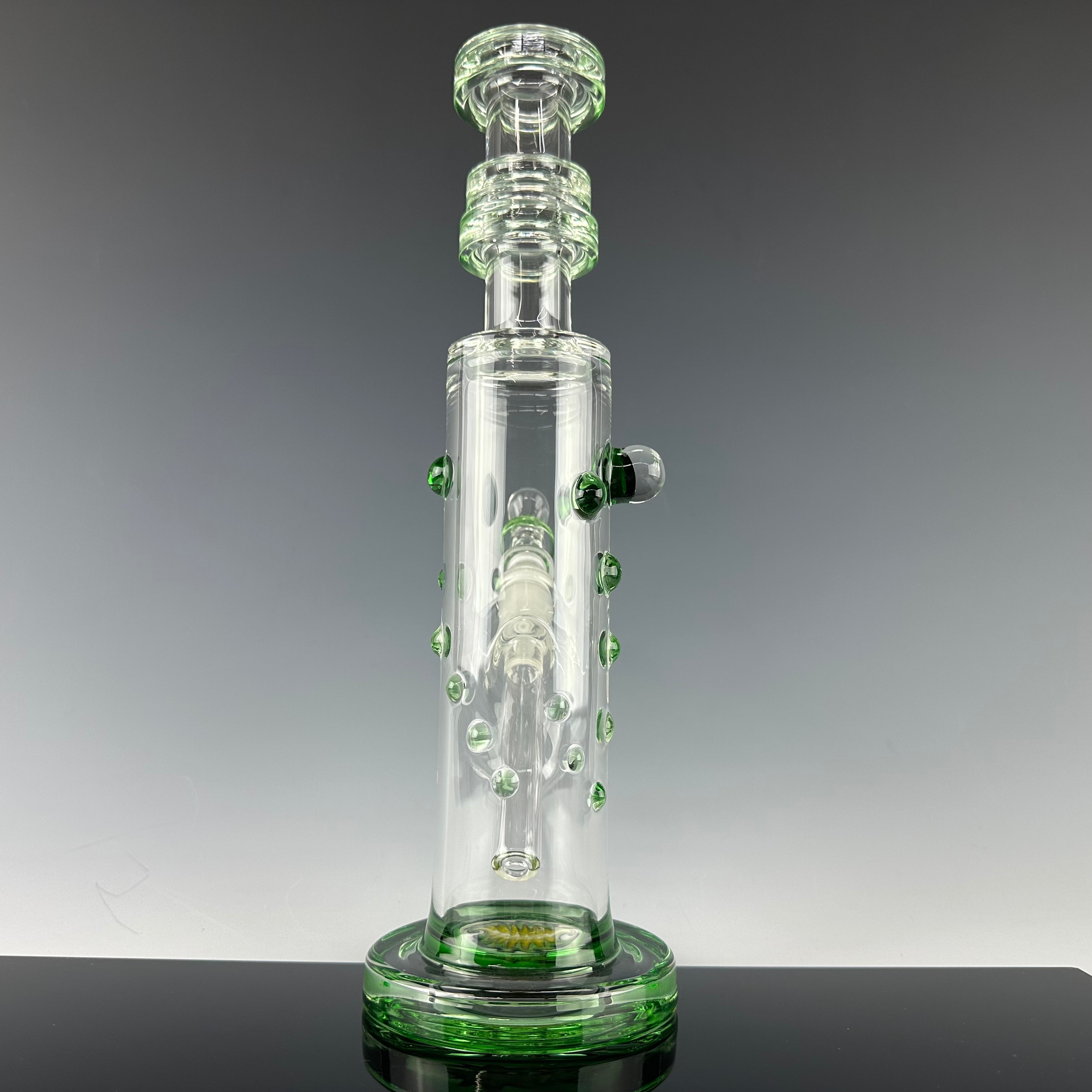 "Crippy" Accented Mini Tube by Hubbard Glass