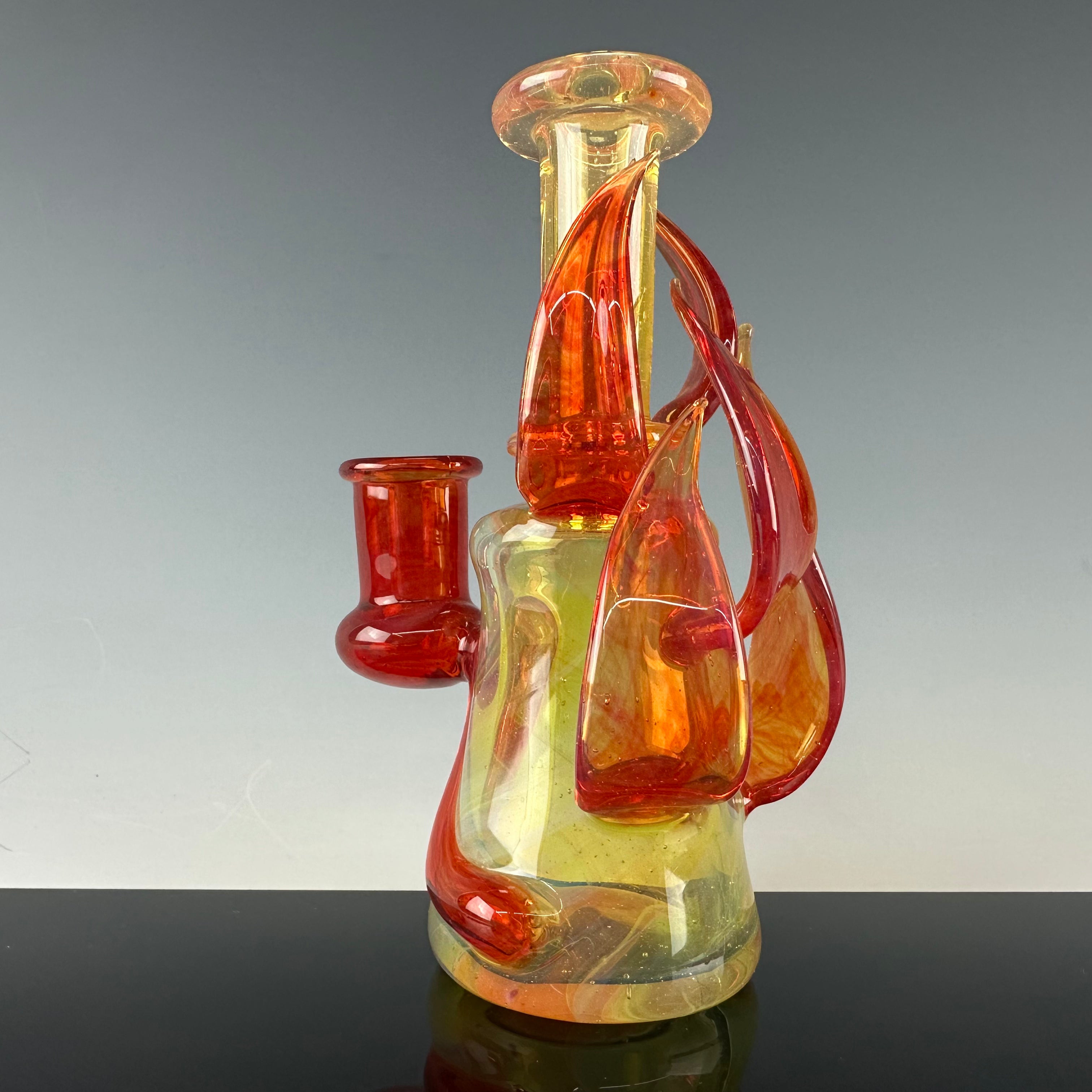 Hand-Mixed Full Color Gill Perc Rig by Xen Glass