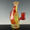 Hand-Mixed Full Color Gill Perc Rig by Xen Glass