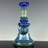 "Dichro Illuminati Blue V" UV Reactive Rig by Avalon Glass