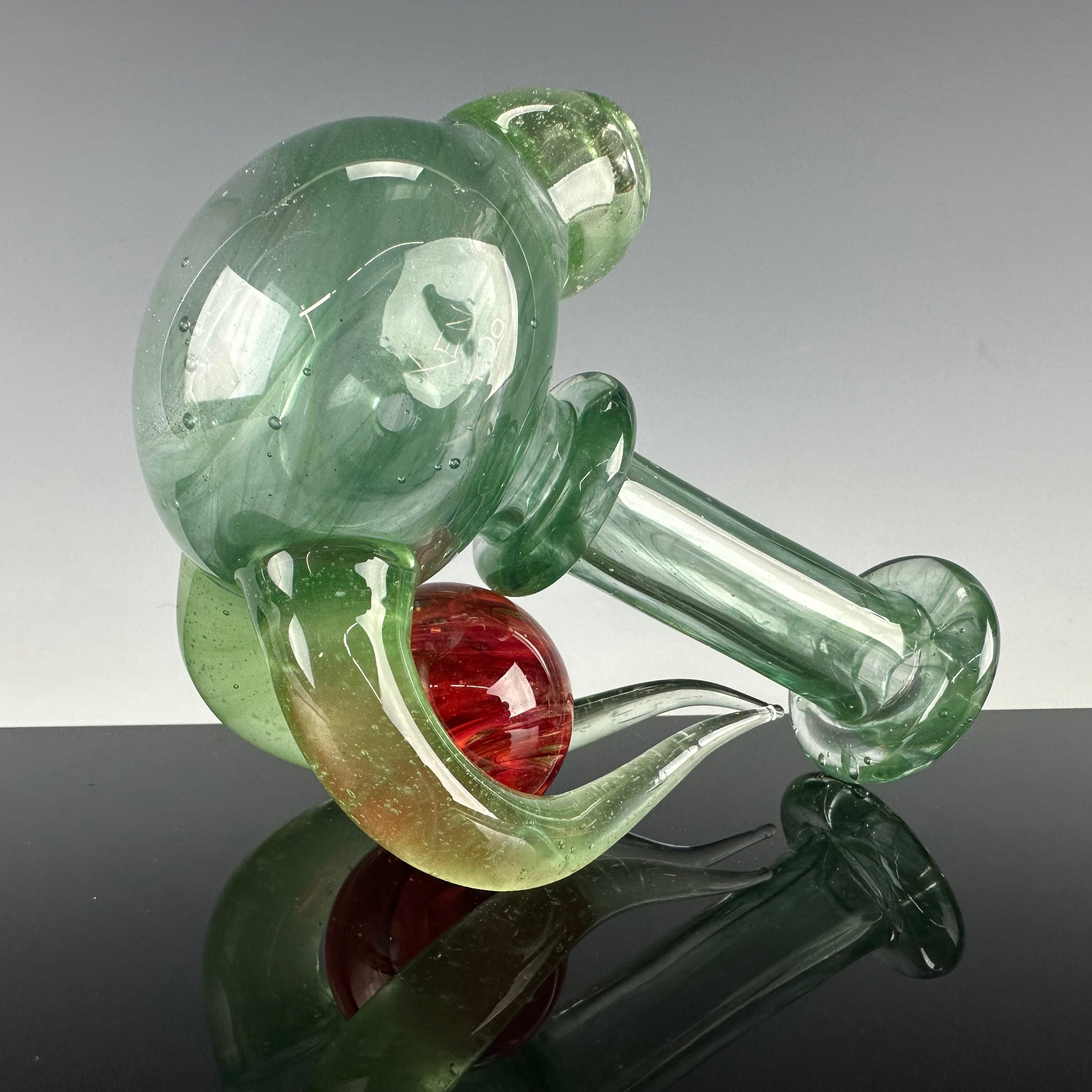 "Marble Spinner" Handpipe  by Xen Glass