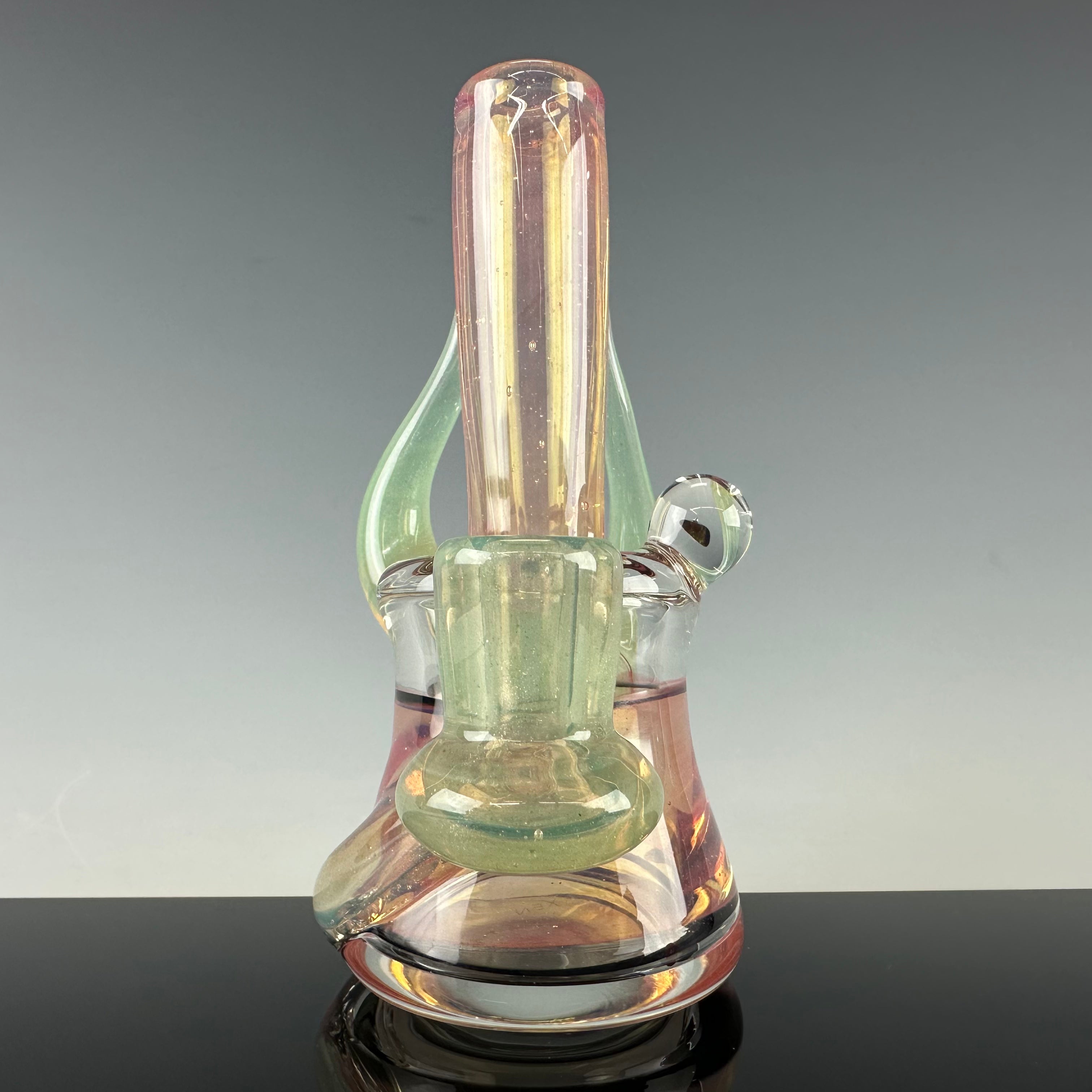 Hand-Mixed Full Color Encalmo Rig by Xen Glass
