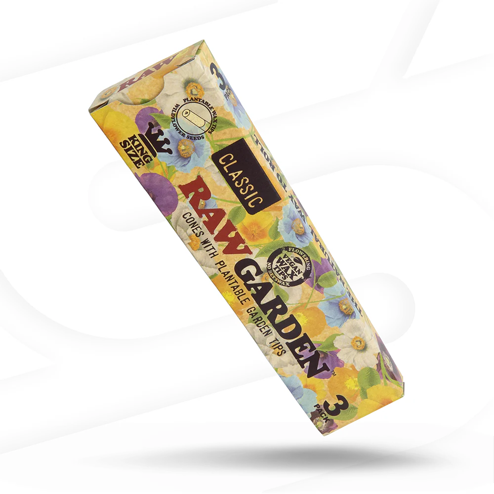 Raw Garden Cones 3 Pack (King Size) by HBI International
