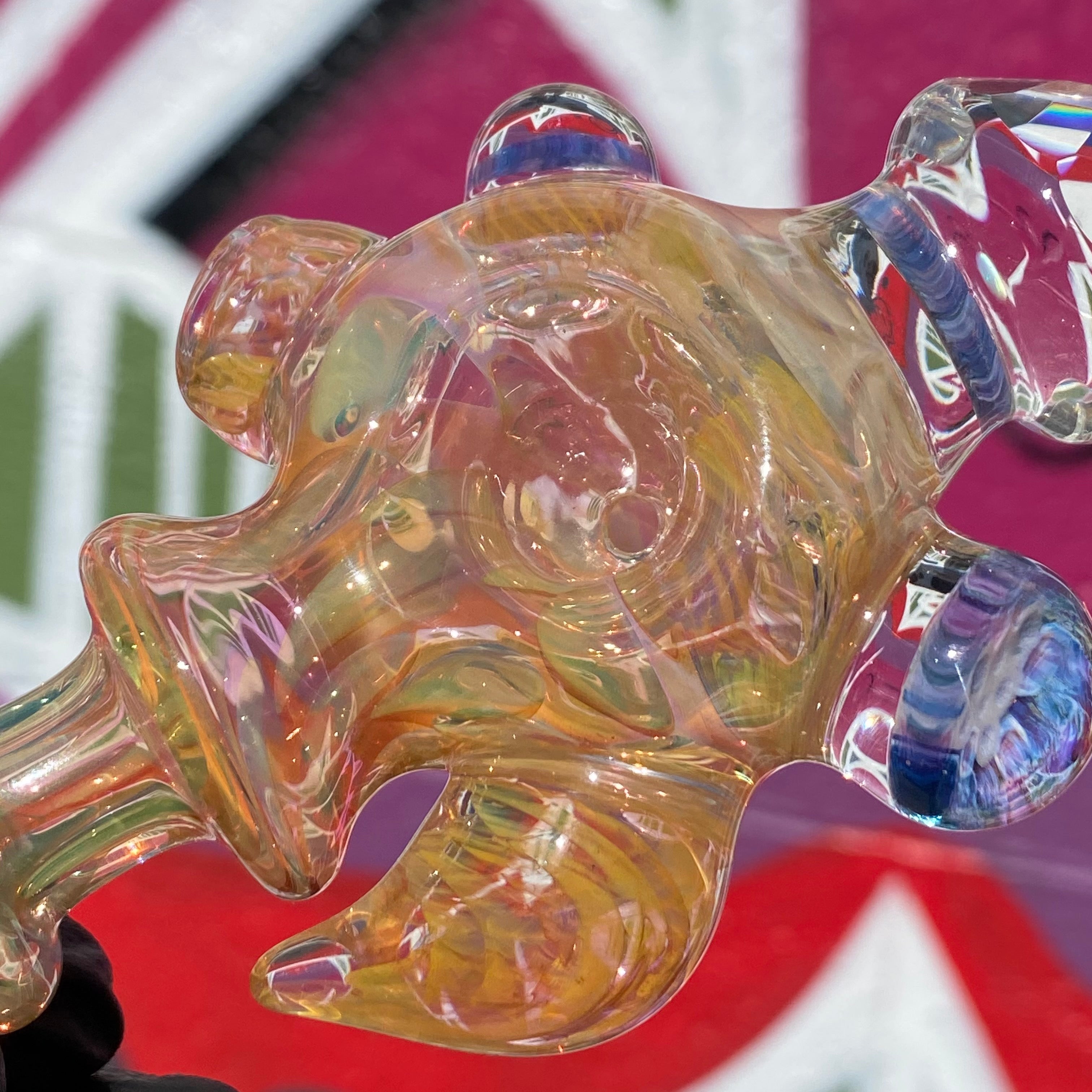 Heady Fumed Spoon by Oats Glass X Gabe Mac X Fractal Faceting