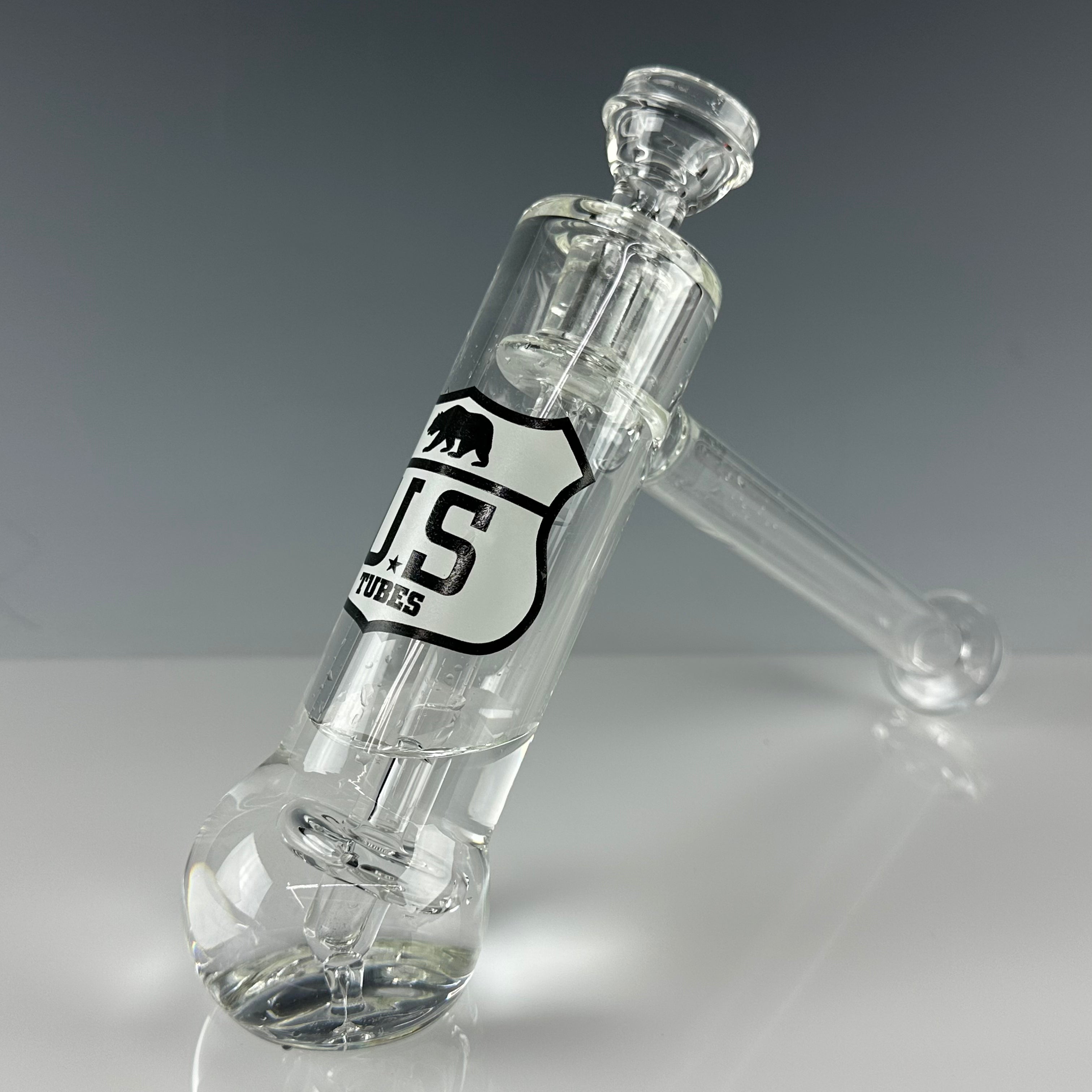 US Tubes (Dewar Joint) "Ufo Perc" Hammer Bubbler by US Tubes