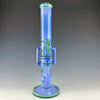 "Skyline & Sparkle Sea Slyme" Full Color  50mm Recycler Waterpipe by Rye Deyer