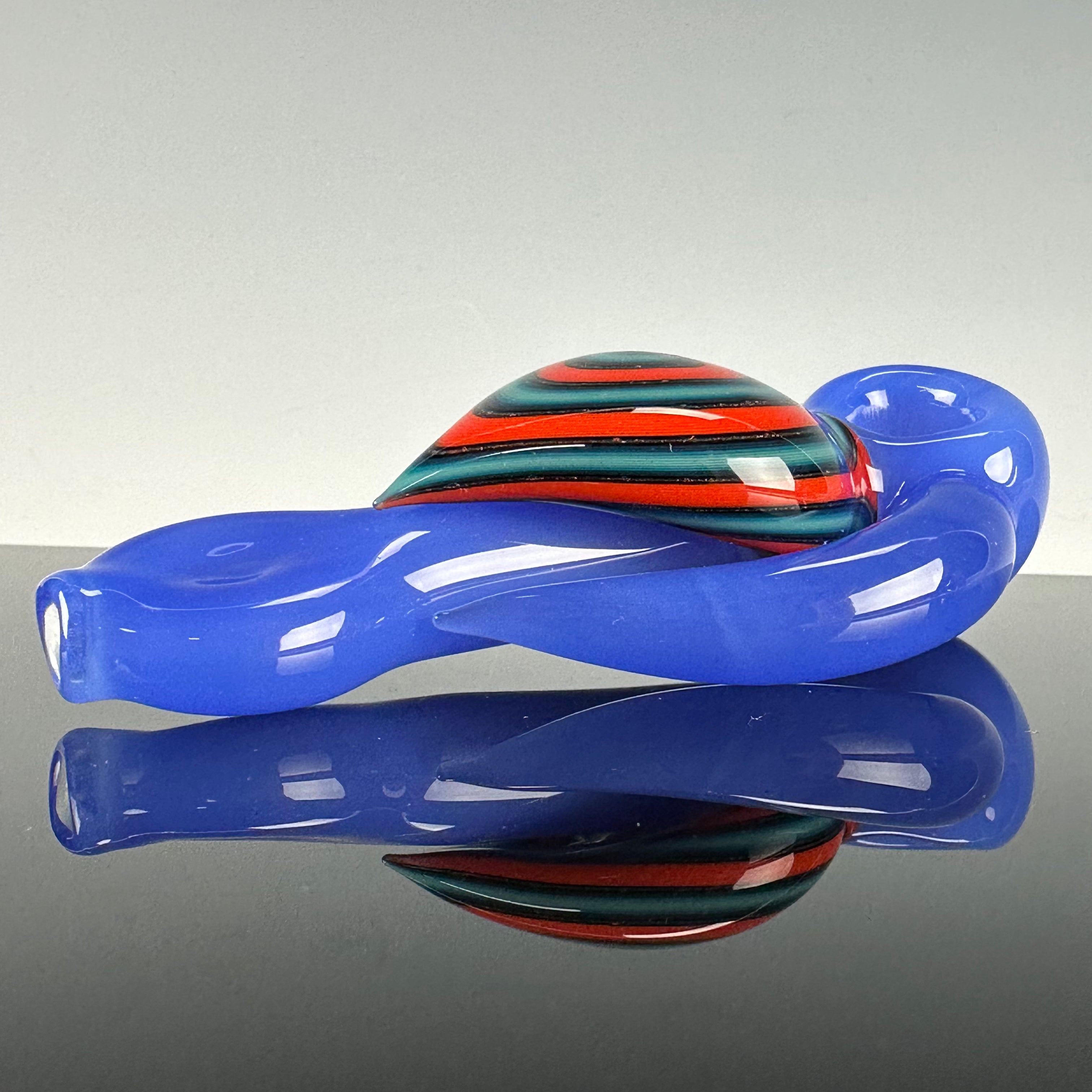 "Blue Cheese" Color Spoon by Vigil Glass