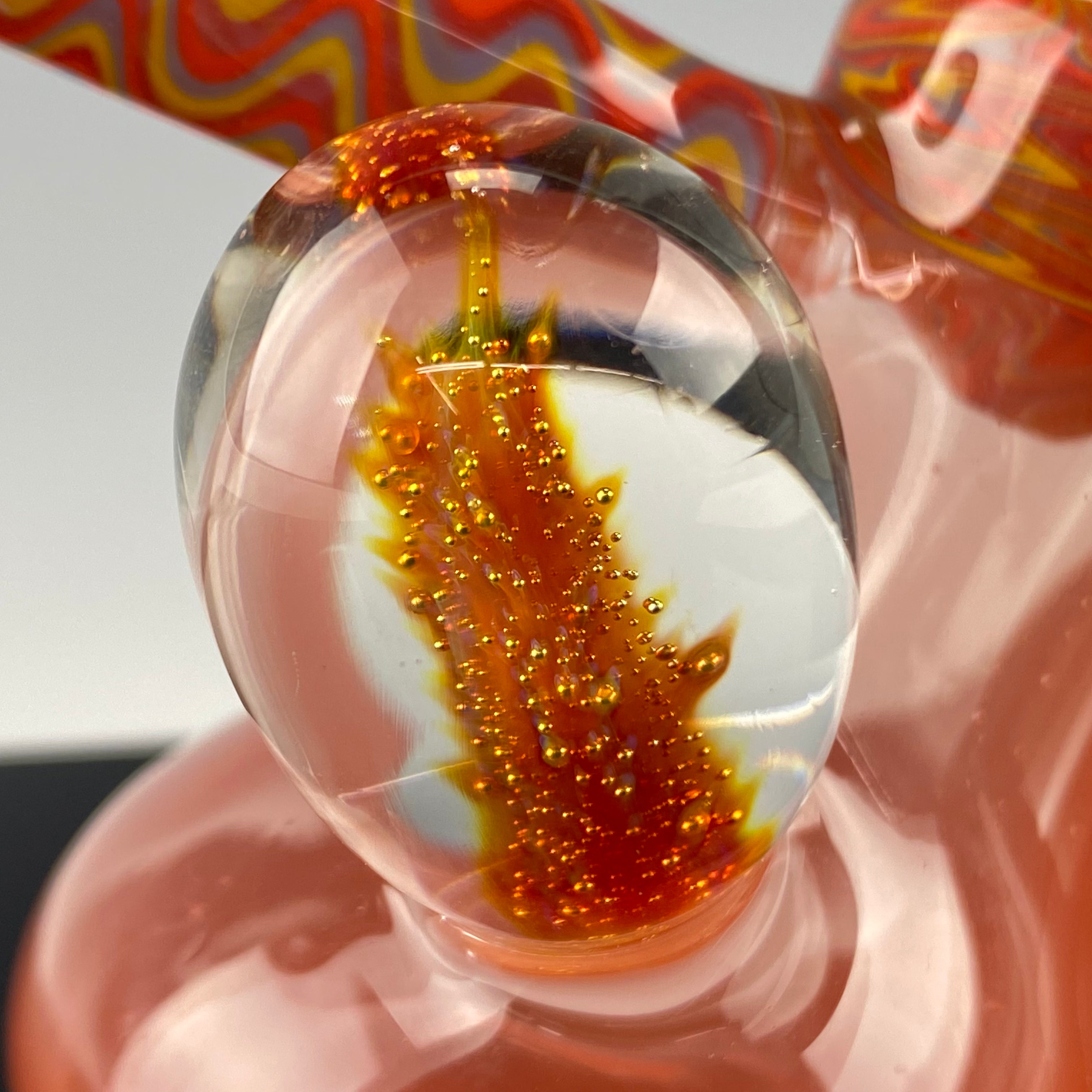 "Sriacha" Standing Hammer by KMA Glass