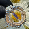 Amethyst & Citrine Wire Wrapped Pendant by Cosmic Wraps