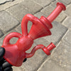 "Red Crayon" Klein Recycler by Blob Glass