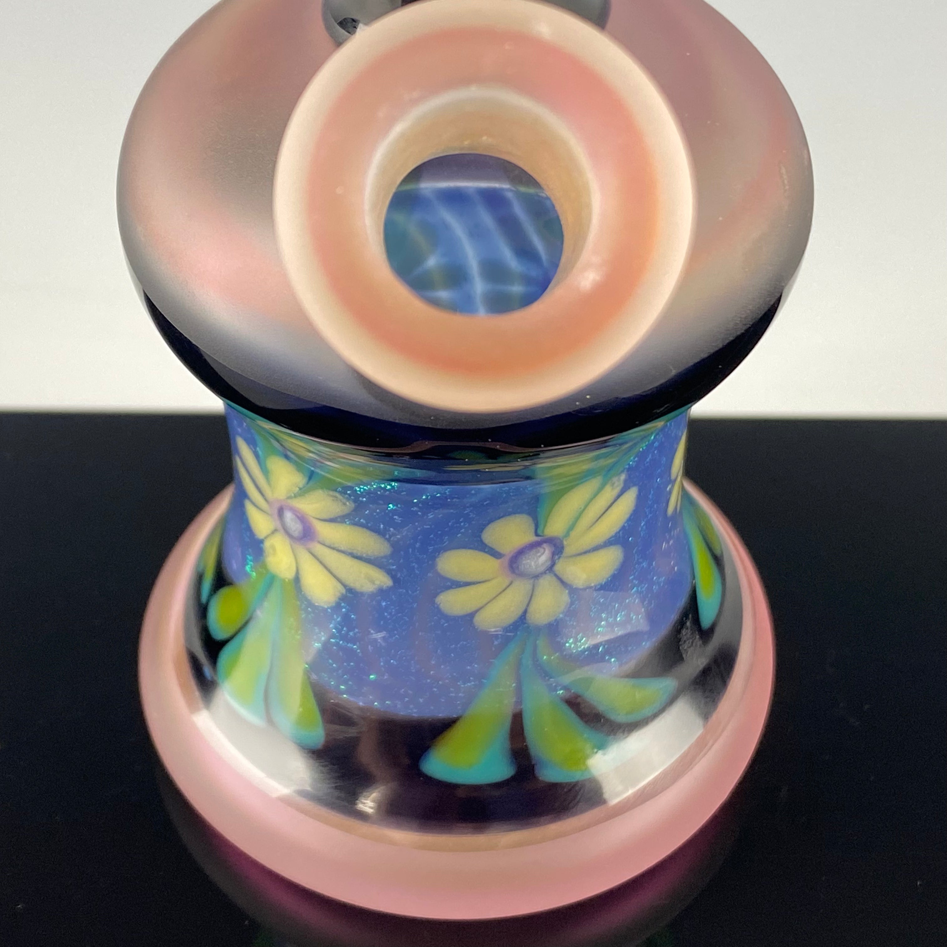 "Dichro Floral" Minitube by Sarita Glass